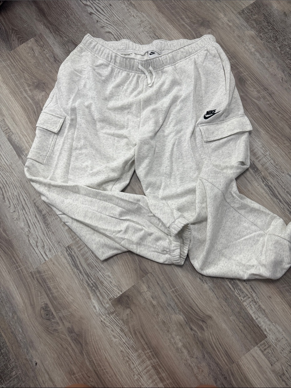 Nike Heather Gray Cargo Joggers